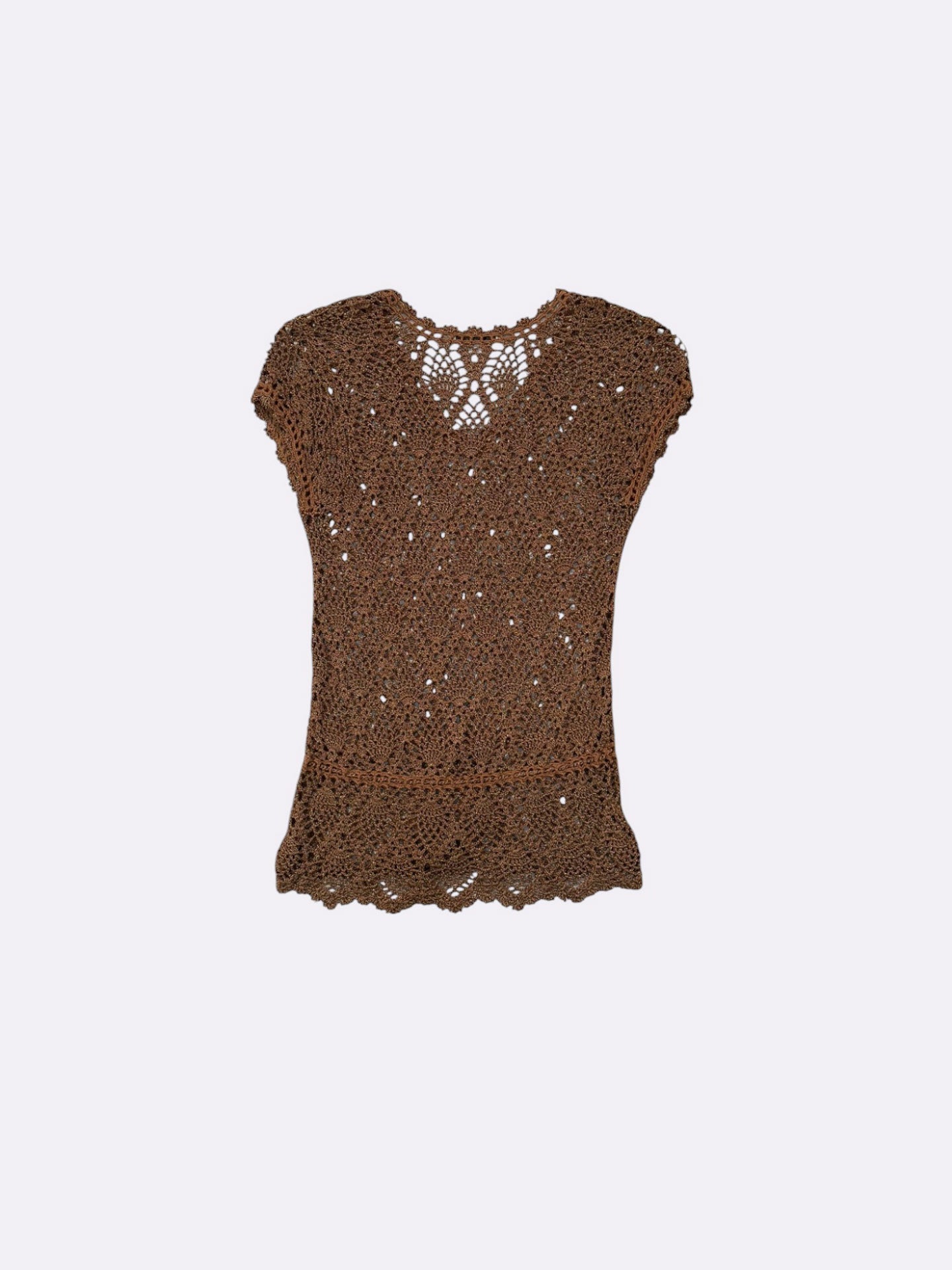 M&S Top Brown - S